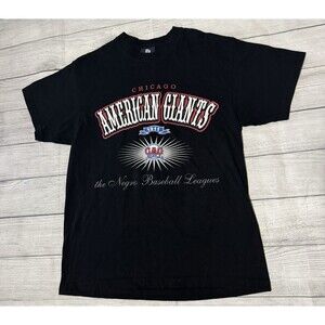 Big Boy Headgear Men’s L Chicago American Giants Negro Baseball T Shirt Large